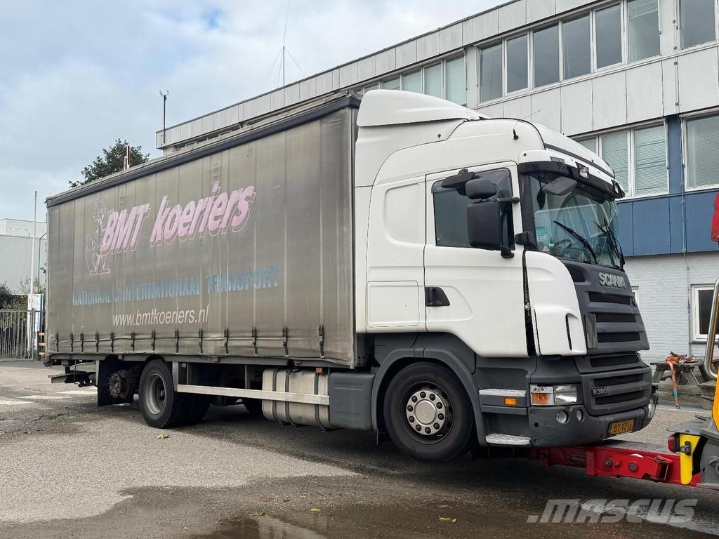 Scania R 380 6X2 *DAMAGED* + DHOLLANDIA 2000 KG LIFT Lastbil - Gardin