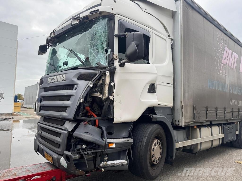 Scania R 380 6X2 *DAMAGED* + DHOLLANDIA 2000 KG LIFT Lastbil - Gardin