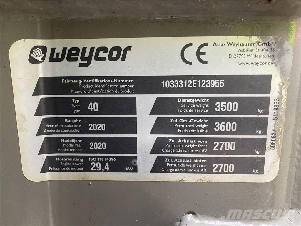 Weycor AR40 Agrar Cargadoras multifunción