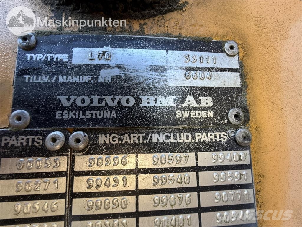 Volvo BM L70 Iekrāvēji uz riteņiem