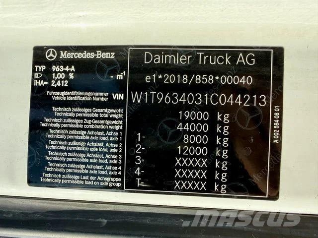 Mercedes-Benz Actros 5/1848 GigaSpace/ Voll Luft / Eu6d Camiones tractor