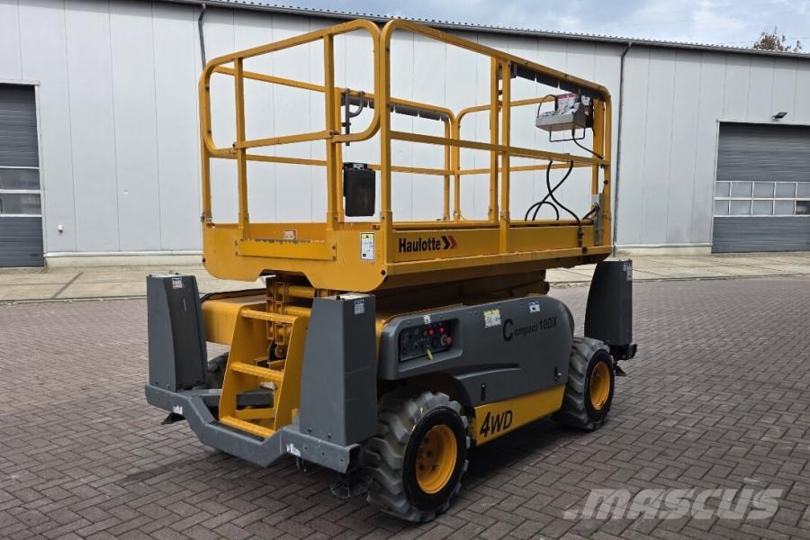 Haulotte COMPACT 10DX Diesel, 4x4 Drive, 10.2m Working Heig Scissor lifts