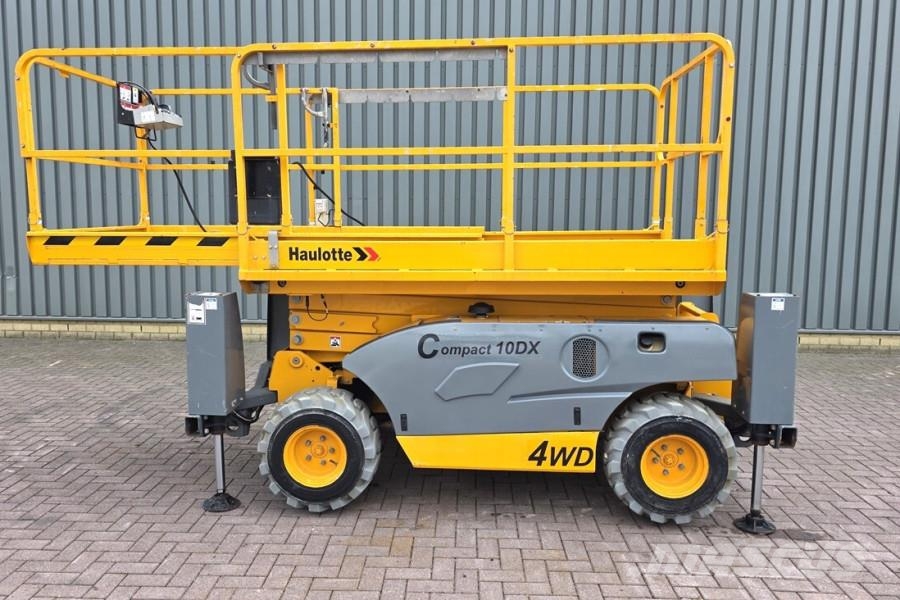 Haulotte COMPACT 10DX Diesel, 4x4 Drive, 10.2m Working Heig Scissor lifts