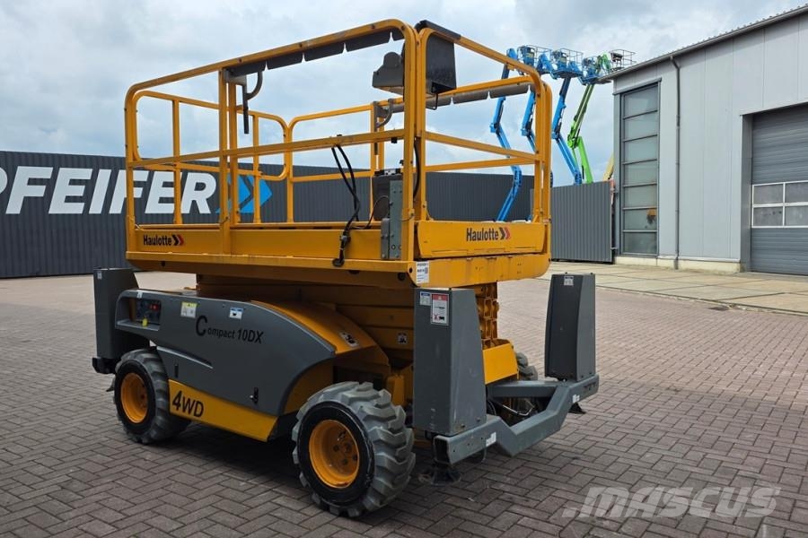 Haulotte COMPACT 10DX Diesel, 4x4 Drive, 10.2m Working Heig Scissor lifts