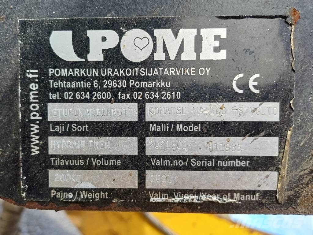 Komatsu WA 100 M-8 لوادر بعجل