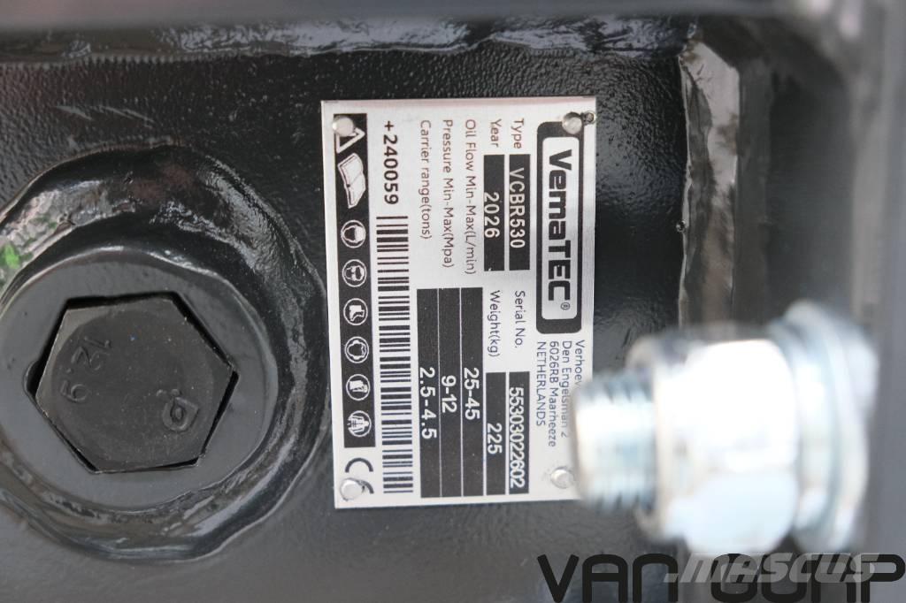  Vematec ( 2.5 - 4.5 ton) | CW05 CW10 | Sloophamer مطارق / كسارات