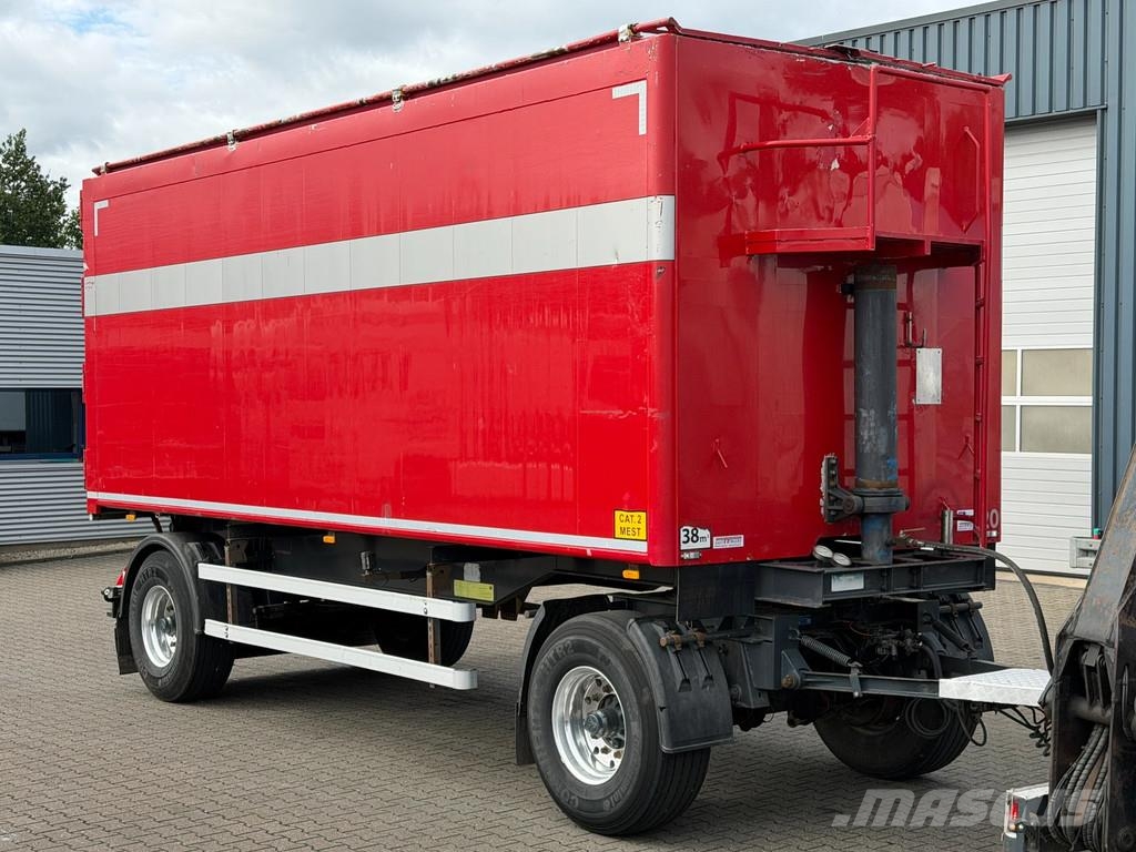 Jumbo MV 200 KE 38m3 Kipper Schamel Aanhangwagen Reboques basculantes