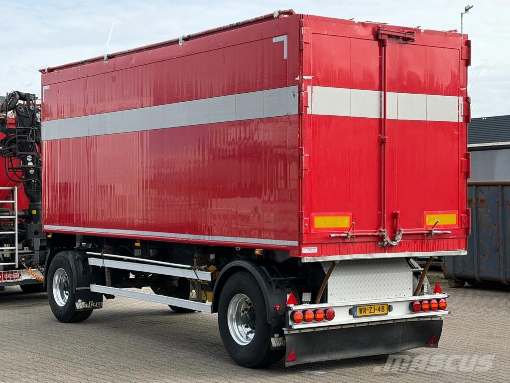 Jumbo MV 200 KE 38m3 Kipper Schamel Aanhangwagen Reboques basculantes