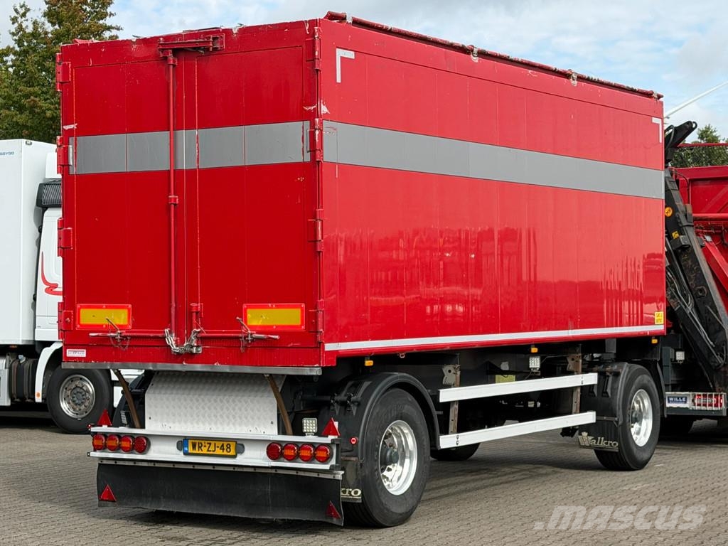 Jumbo MV 200 KE 38m3 Kipper Schamel Aanhangwagen Reboques basculantes