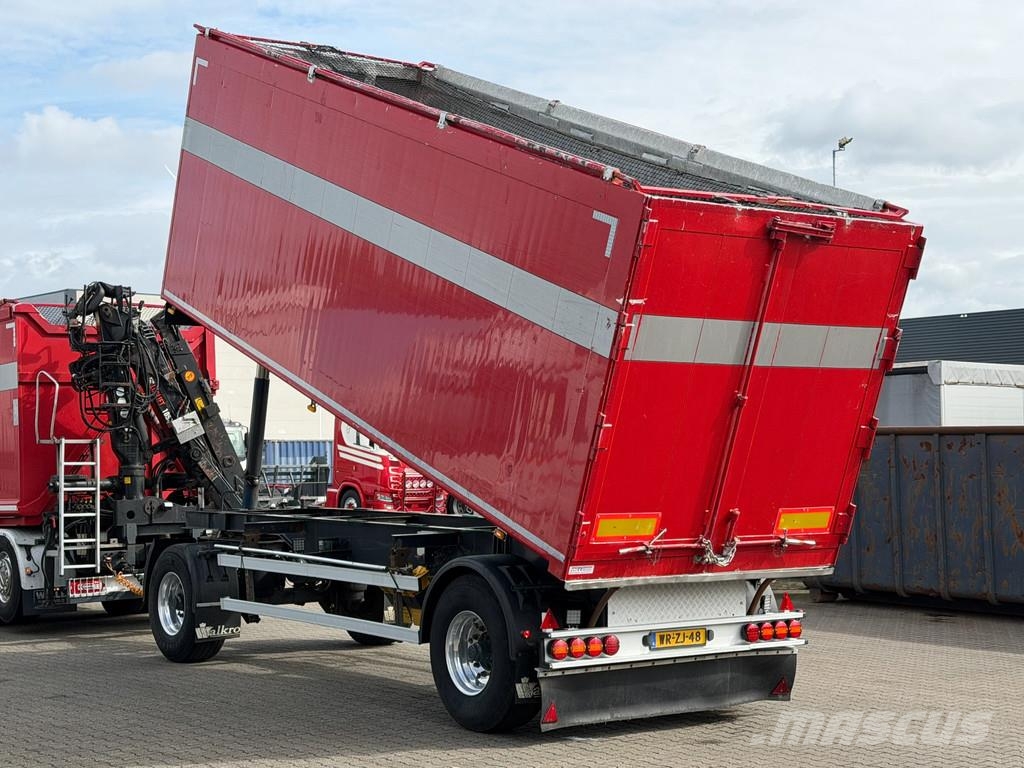 Jumbo MV 200 KE 38m3 Kipper Schamel Aanhangwagen Reboques basculantes