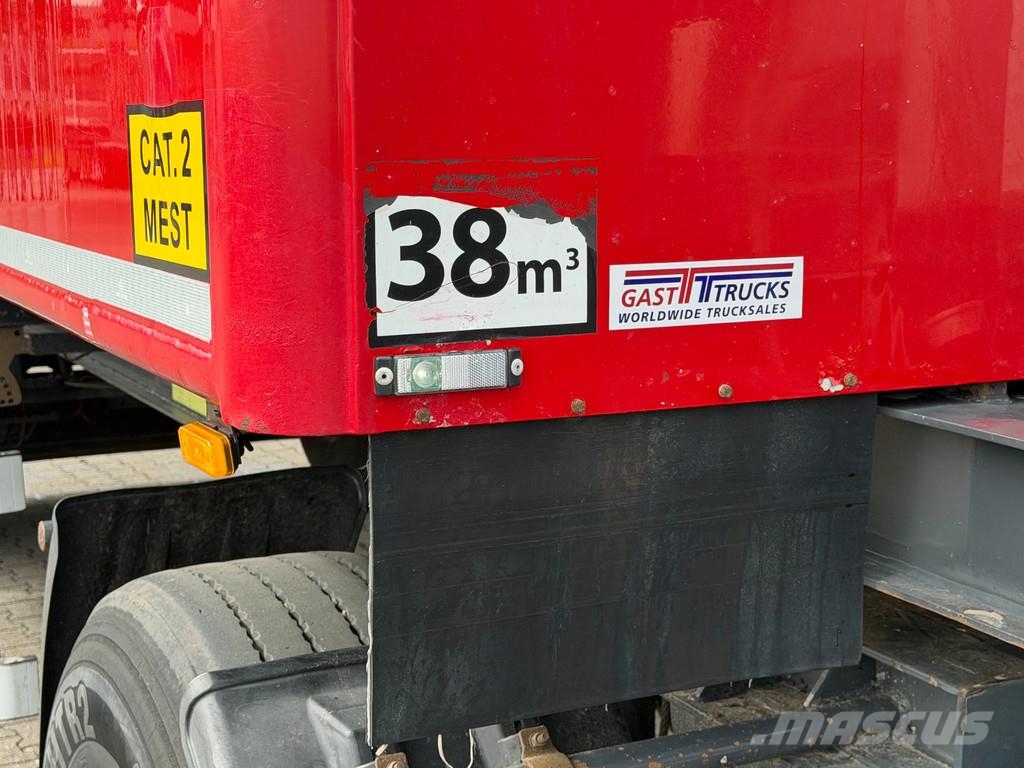 Jumbo MV 200 KE 38m3 Kipper Schamel Aanhangwagen Reboques basculantes