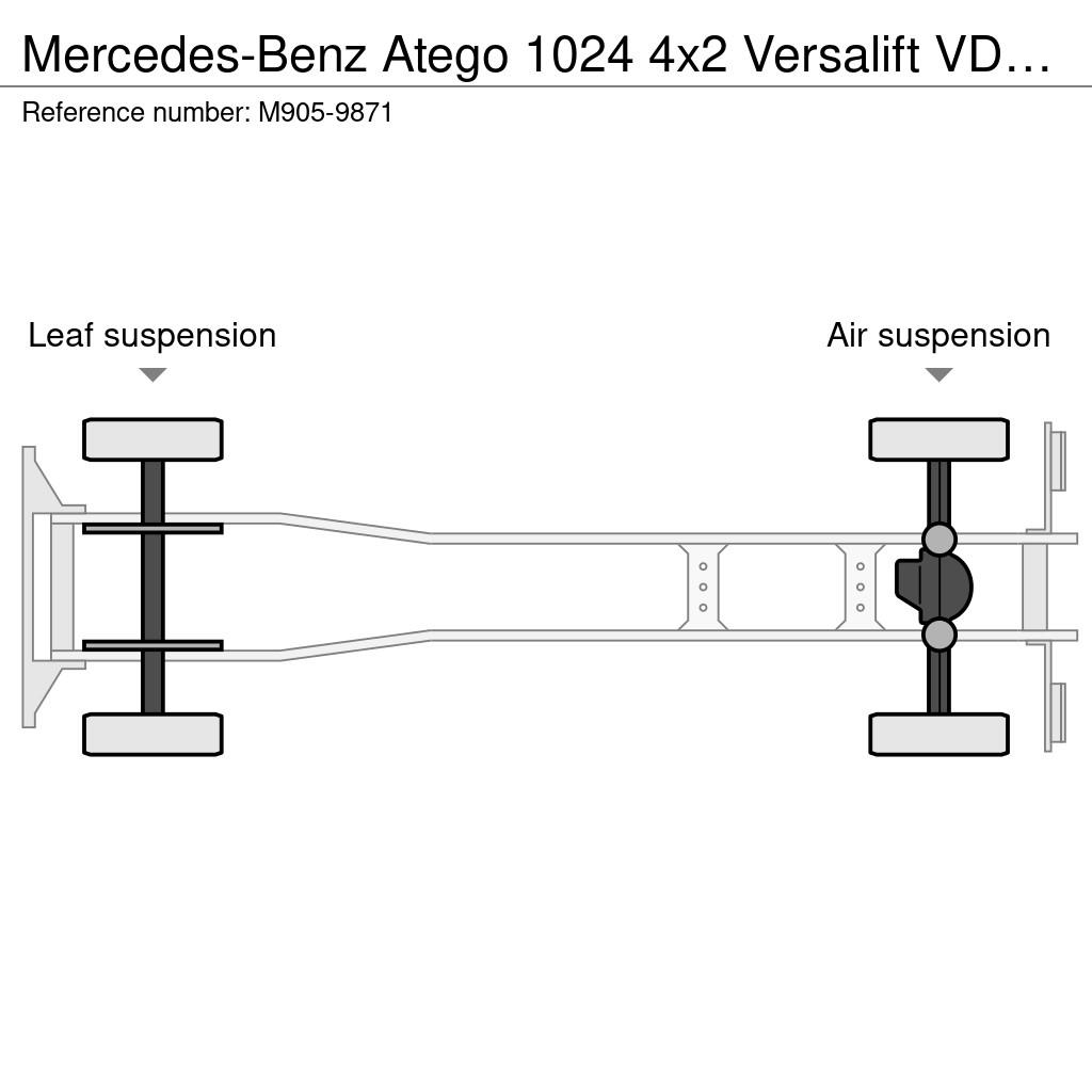 Mercedes-Benz Atego 1024 4x2 Versalift VDT-170-F / 2029 hours / Camiones grúa