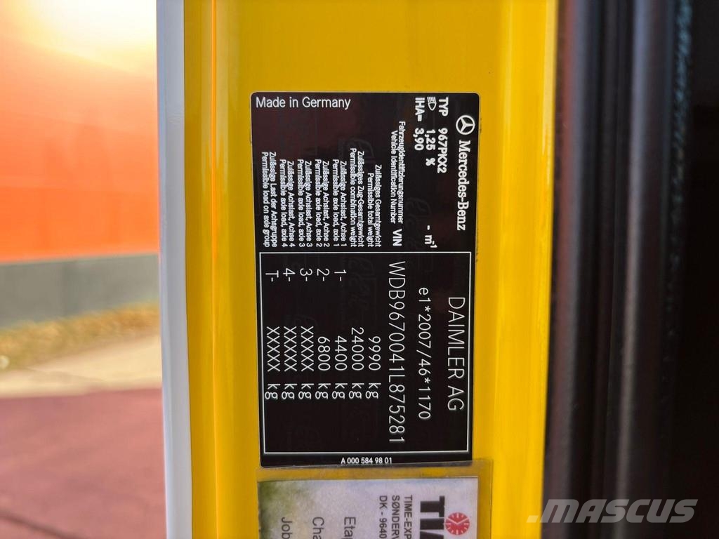 Mercedes-Benz Atego 1024 4x2 Versalift VDT-170-F / 2029 hours / Camiones grúa