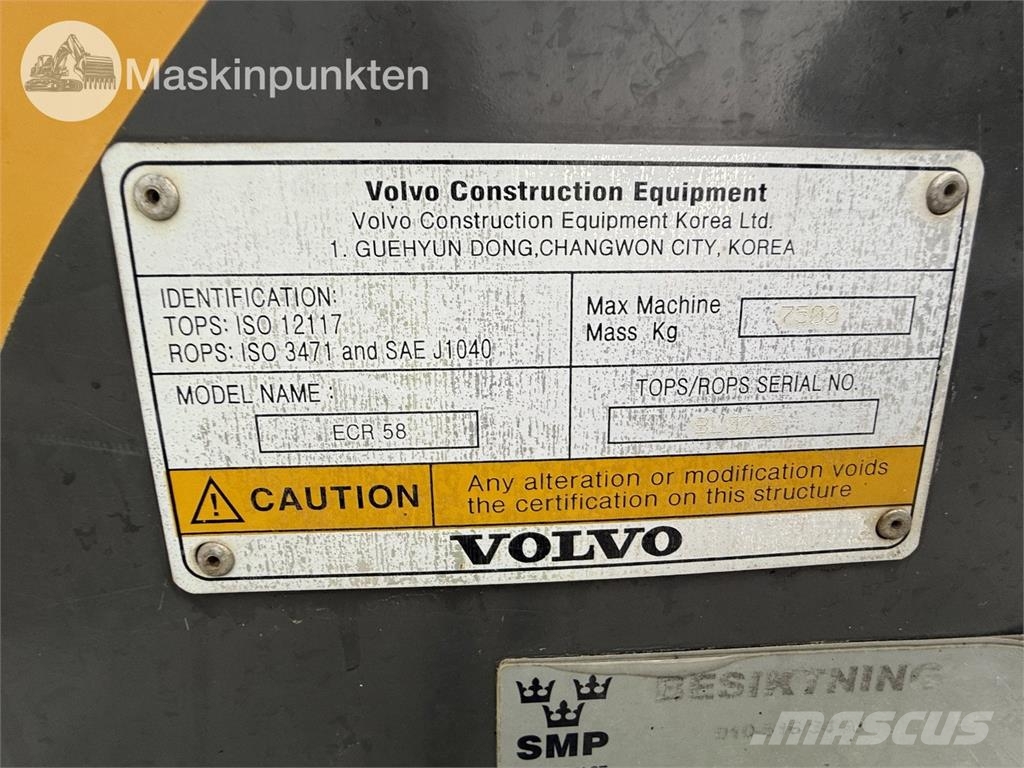 Volvo ECR58 Raupenbagger