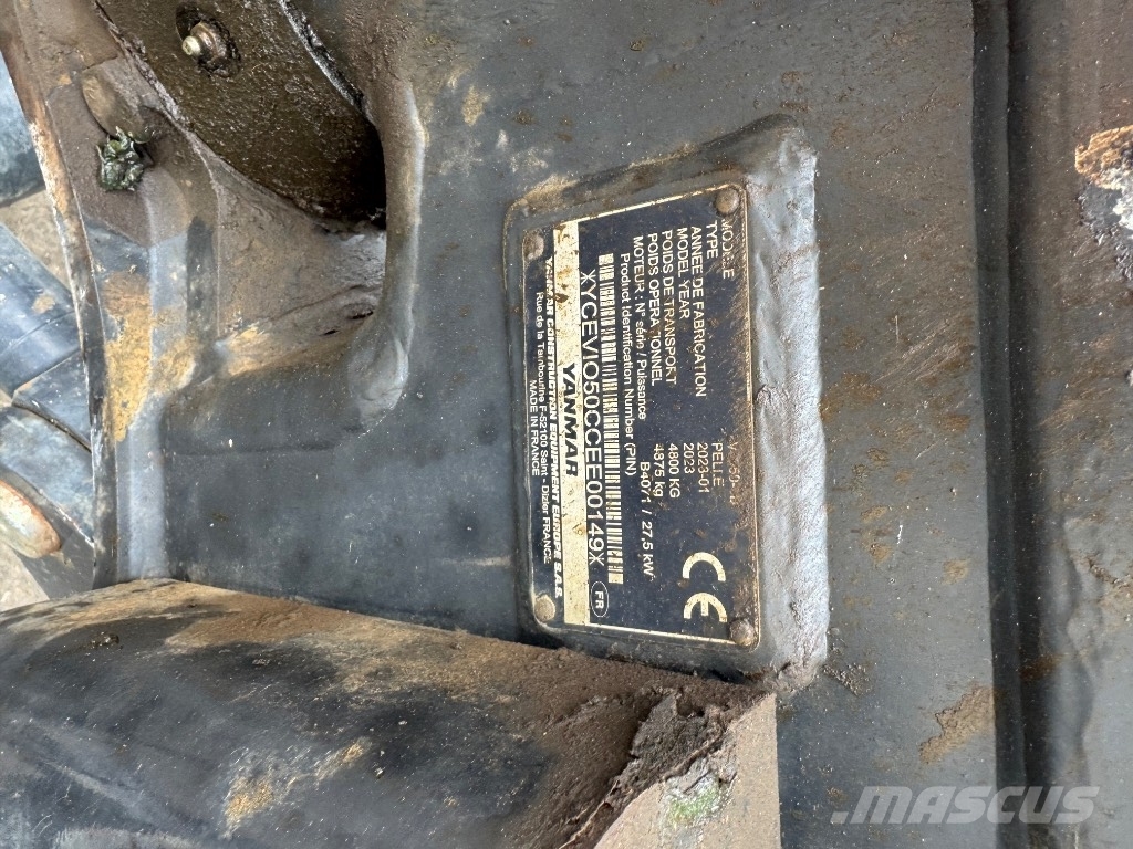 Yanmar VIO50 (00149) حفارات صغيرة أقل من 7 طن (حفارات صغيرة)