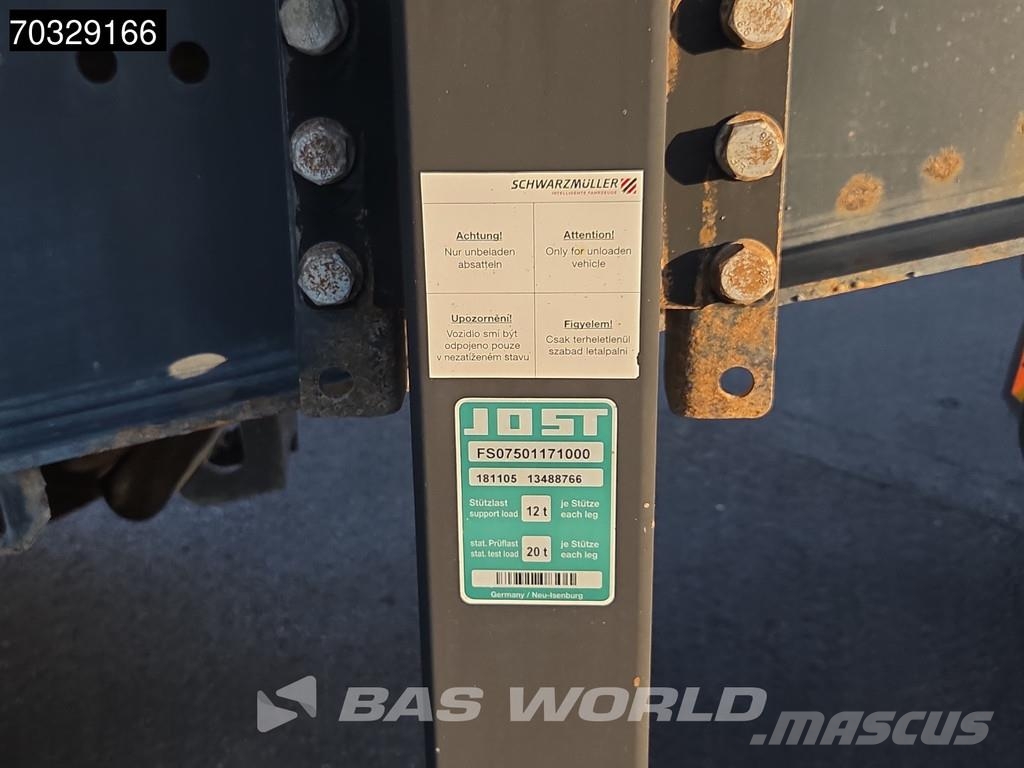 Schwarzmüller SK 3 axles Lift Axle Steel Semirremolques de volteo