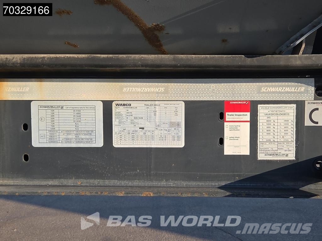 Schwarzmüller SK 3 axles Lift Axle Steel Semirremolques de volteo