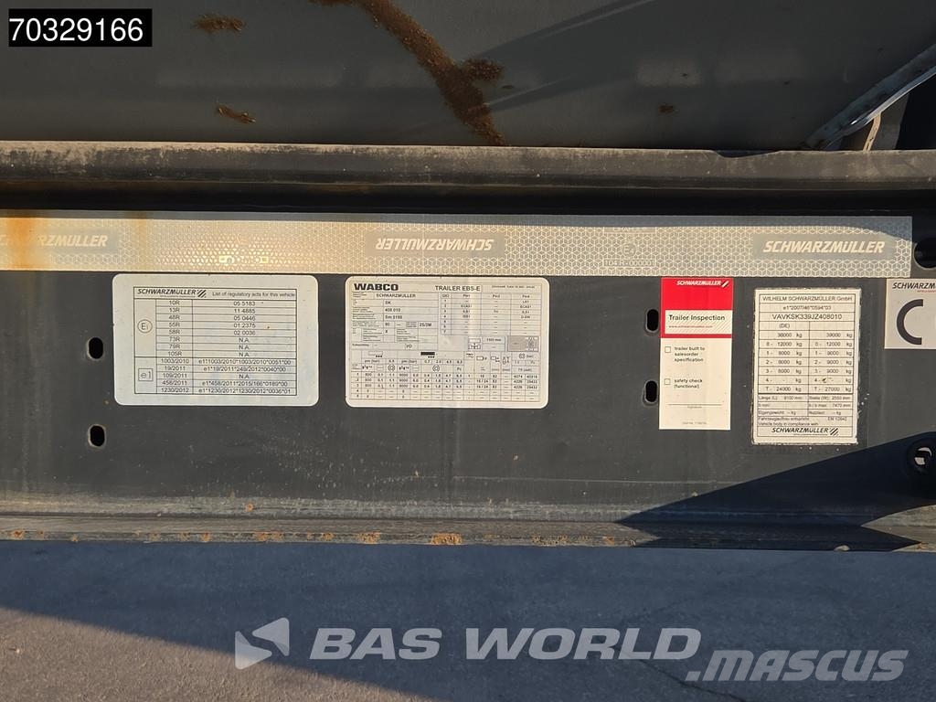 Schwarzmüller SK 3 axles Lift Axle Steel Semirremolques de volteo