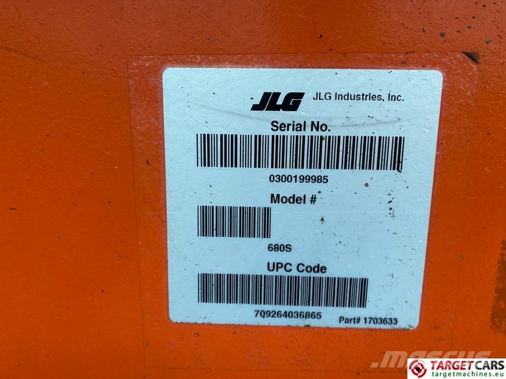 JLG 680S Telescopic 4x4 Diesel Boom Work Lift 2273cm Telescoophoogwerkers