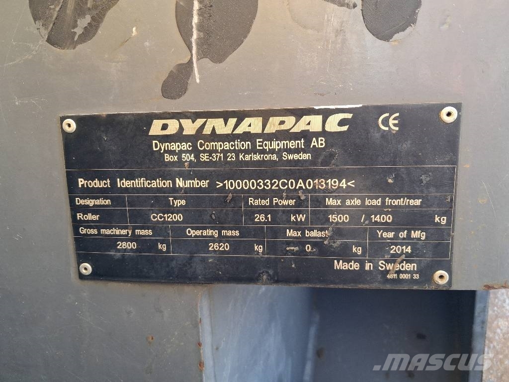 Dynapac CC 1200 Tandemové valce