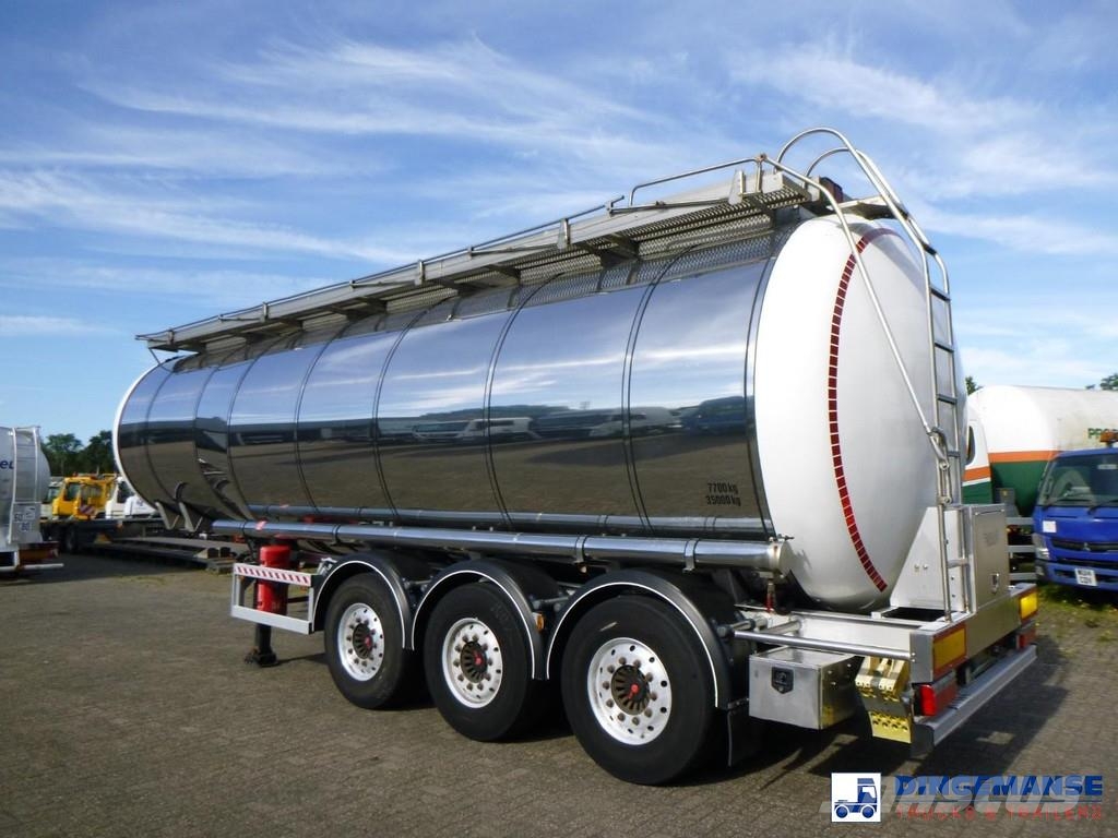 Fluid Chemical tank inox 37.5 m3 / 1 comp ( AdBlue Ημιρυμούλκες βυτίων