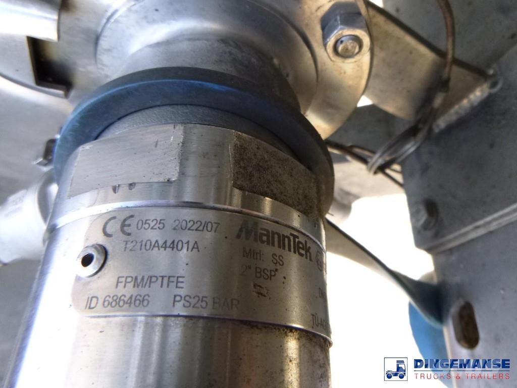 Fluid Chemical tank inox 37.5 m3 / 1 comp ( AdBlue Ημιρυμούλκες βυτίων