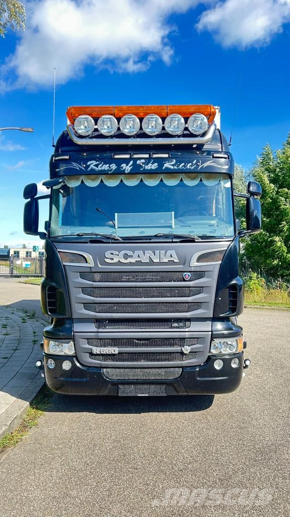Scania R560 V8 Full air | Retarder | BDF system | Box | s شاحنات ذات هيكل صندوقي