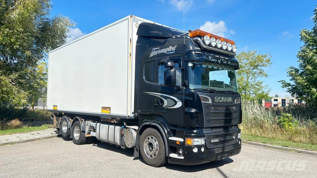 Scania R560 V8 Full air | Retarder | BDF system | Box | s شاحنات ذات هيكل صندوقي