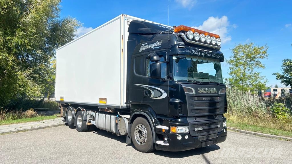 Scania R560 V8 Full air | Retarder | BDF system | Box | s شاحنات ذات هيكل صندوقي