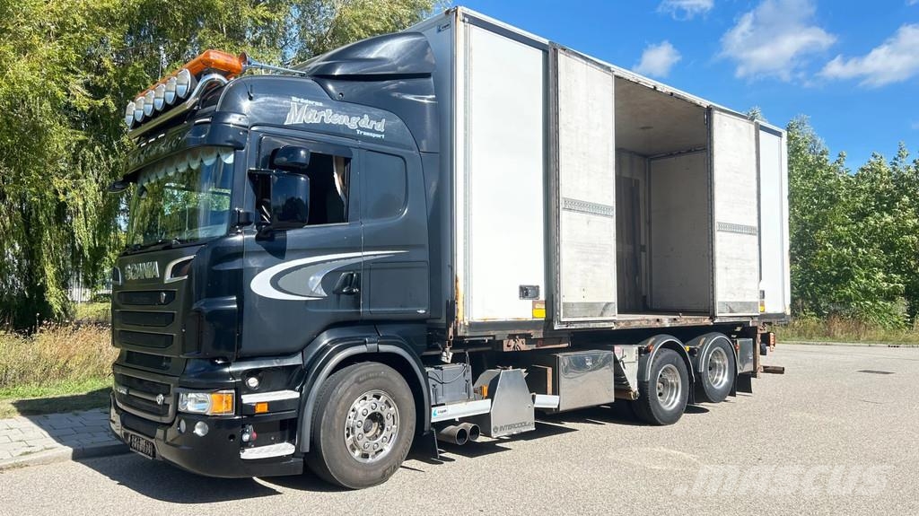 Scania R560 V8 Full air | Retarder | BDF system | Box | s شاحنات ذات هيكل صندوقي
