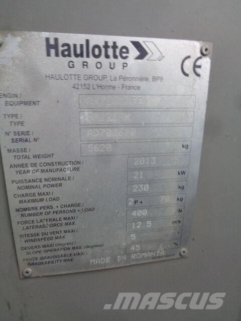 Haulotte HA120 Zglobne podizne platforme