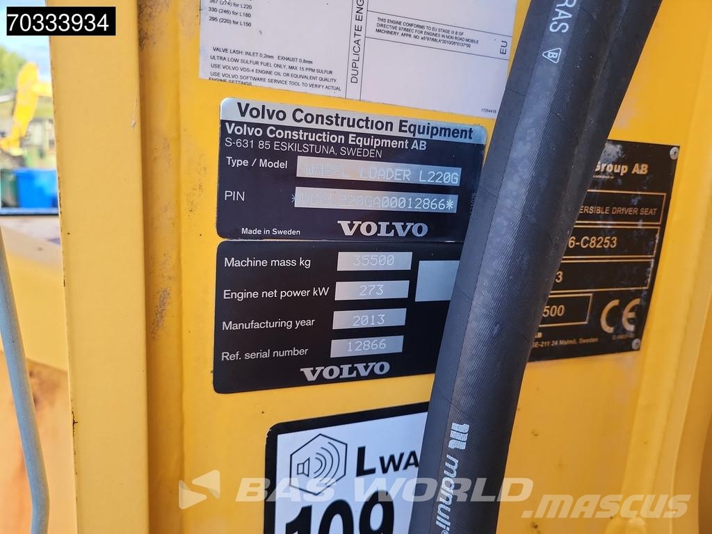 Volvo L220 G Reversible seat - CDC Chargeuse sur pneus