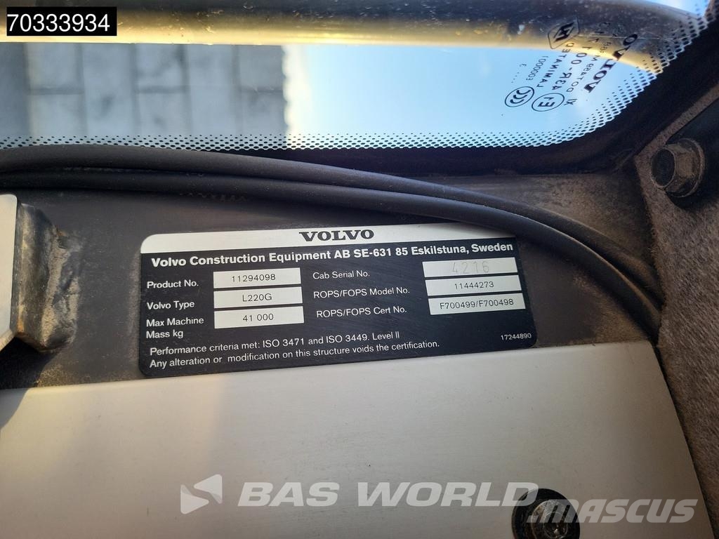 Volvo L220 G Reversible seat - CDC Chargeuse sur pneus