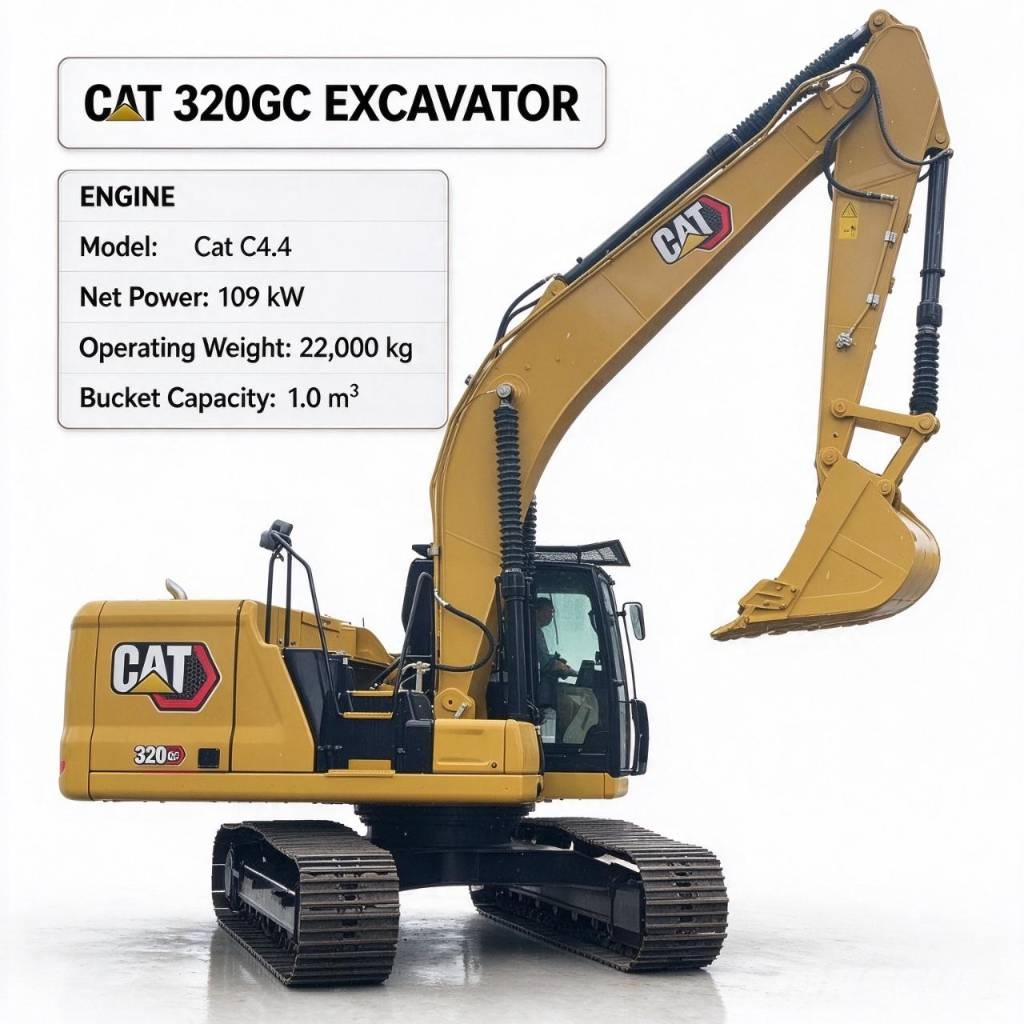 CAT 320 GC Bageri guseničari