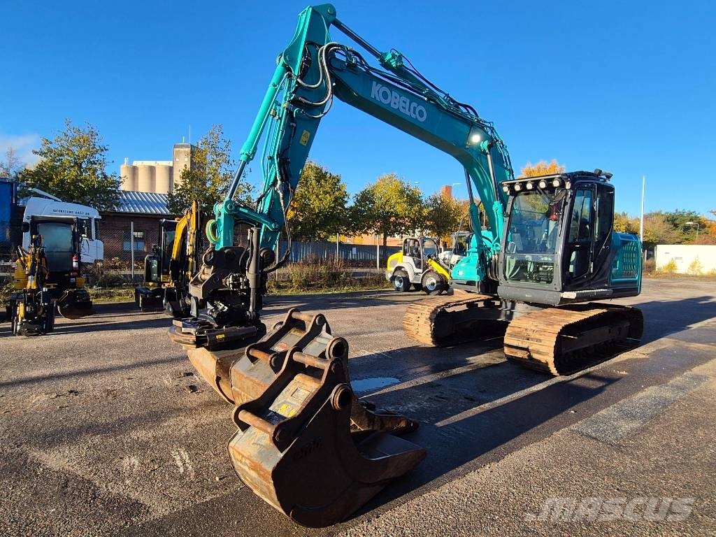 Kobelco SK130LC-11 - RT & 3 skopor Roomikekskavaatorid