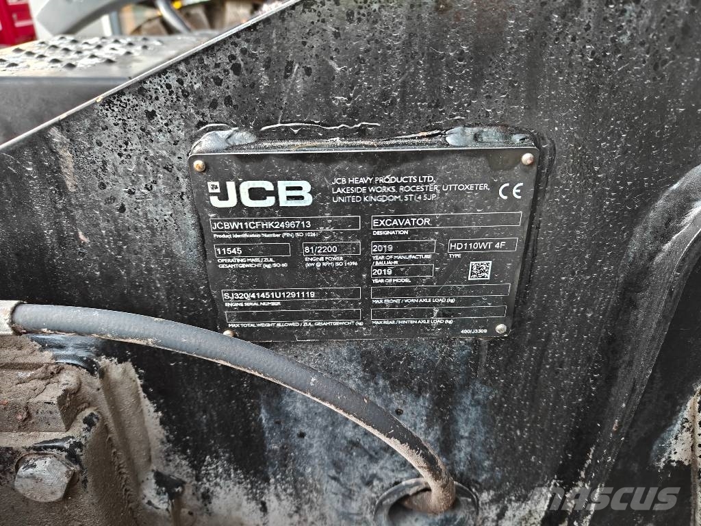 JCB HD 110WT Excavadoras de ruedas