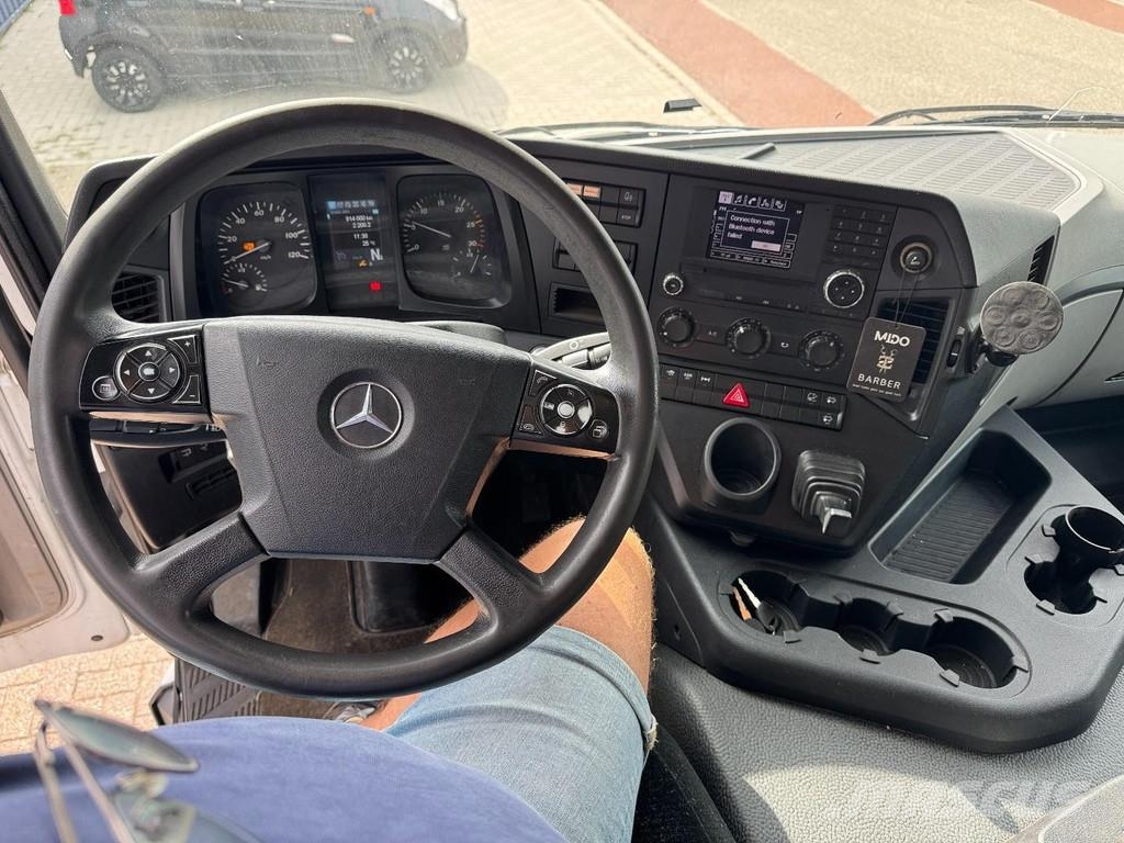 Mercedes-Benz Antos 1824, Tautliner, PTO preparation, Taillift شاحنات بغطاء جانبي