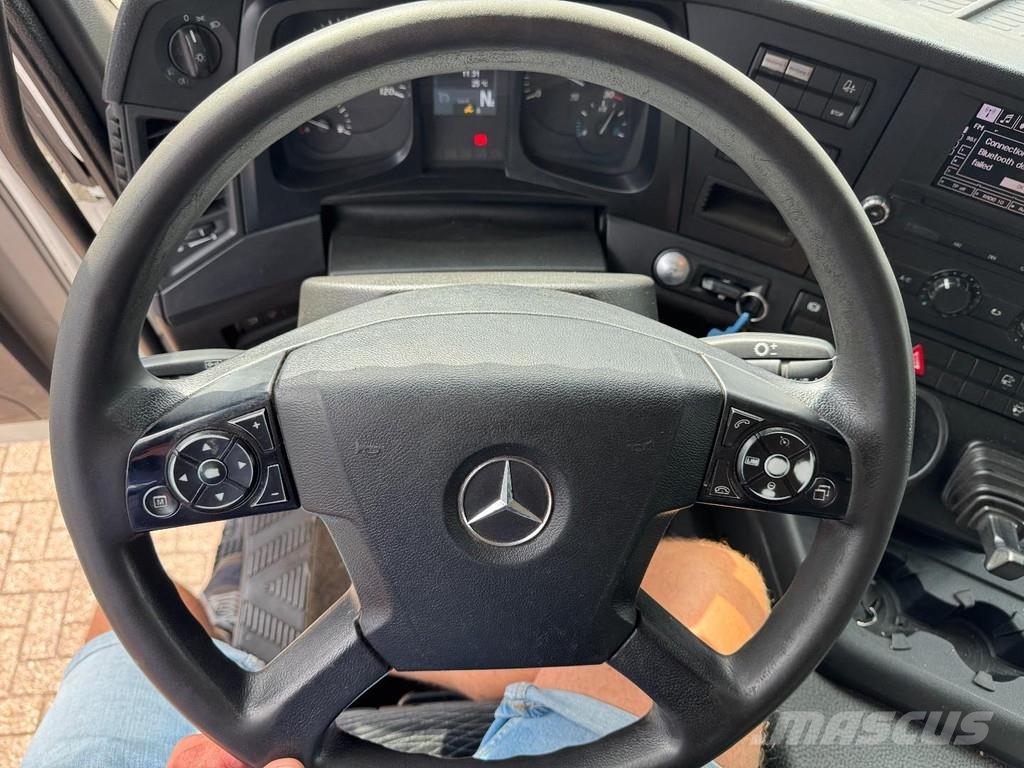 Mercedes-Benz Antos 1824, Tautliner, PTO preparation, Taillift Pressukapelli kuorma-autot