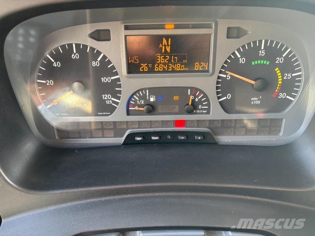 Mercedes-Benz Axor 1824 + Carrier Supra 750 + Dhollandia 2000 kg شاحنات بدرجة حرارة قابلة للضبط