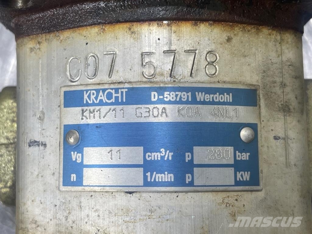 Komatsu WA200-Kracht KM1/11-Gearpump/Zahnradpumpe Hidráulicos