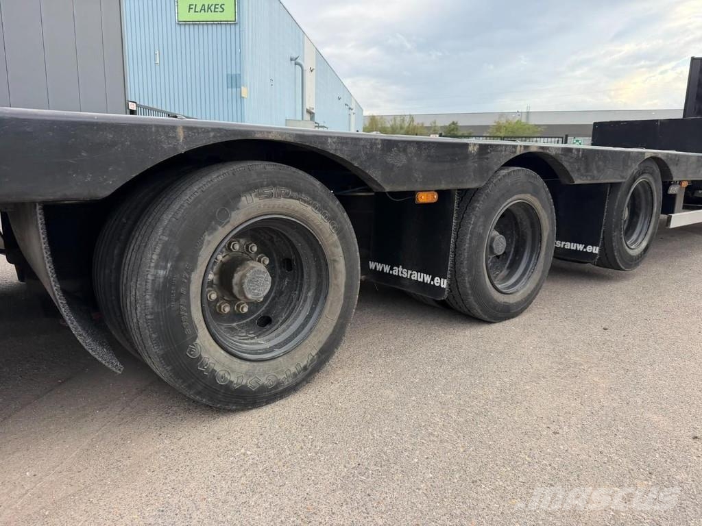 Renders NPSL32 3-AS DIEPLADER (VERNIEUWD) / LOWLOADER (REF Low loader-semi-trailers