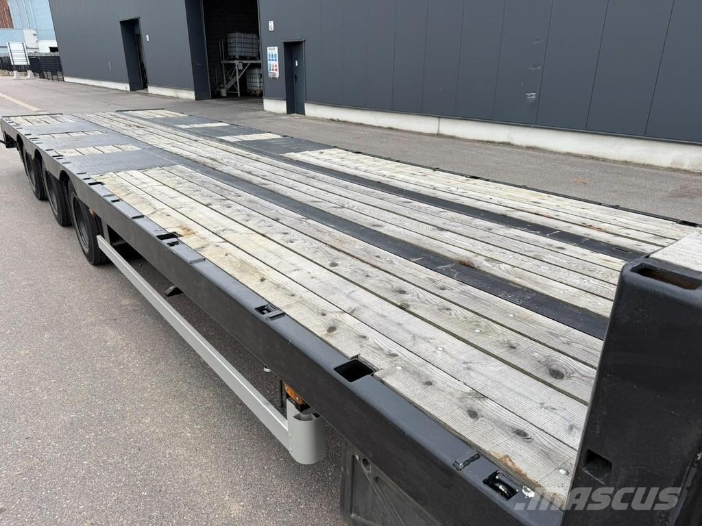 Renders NPSL32 3-AS DIEPLADER (VERNIEUWD) / LOWLOADER (REF Low loader-semi-trailers