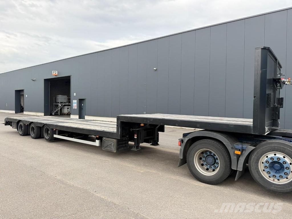 Renders NPSL32 3-AS DIEPLADER (VERNIEUWD) / LOWLOADER (REF Low loader-semi-trailers