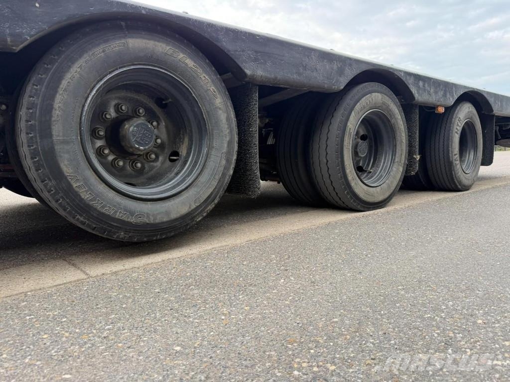 Renders NPSL32 3-AS DIEPLADER (VERNIEUWD) / LOWLOADER (REF Low loader-semi-trailers