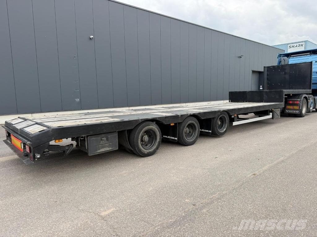 Renders NPSL32 3-AS DIEPLADER (VERNIEUWD) / LOWLOADER (REF Low loader-semi-trailers