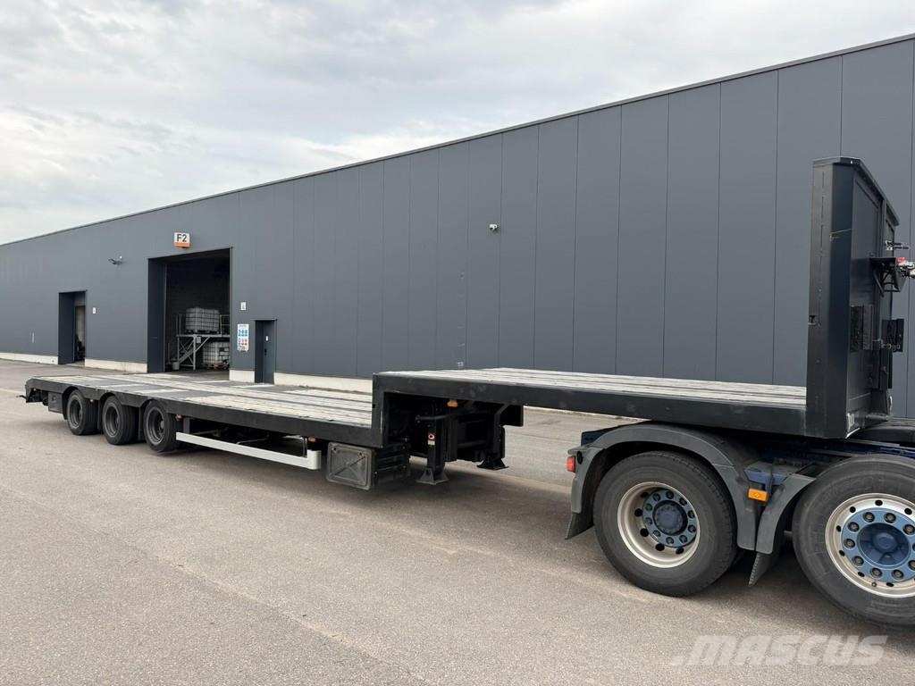 Renders NPSL32 3-AS DIEPLADER (VERNIEUWD) / LOWLOADER (REF Low loader-semi-trailers