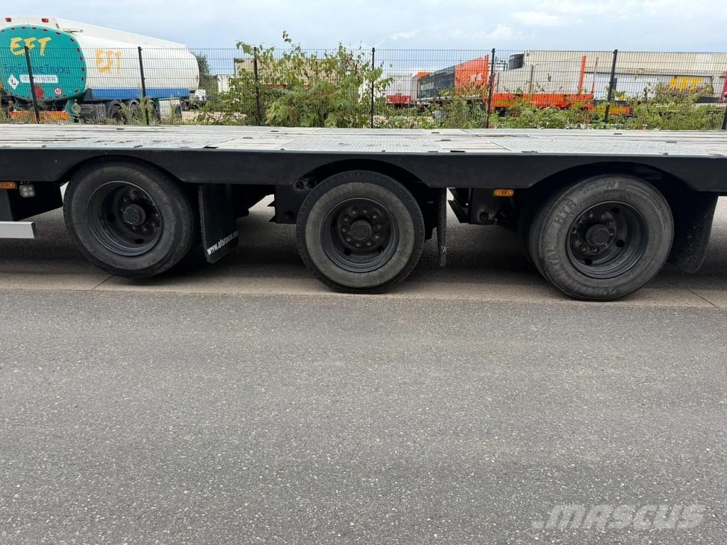 Renders NPSL32 3-AS DIEPLADER (VERNIEUWD) / LOWLOADER (REF Low loader-semi-trailers