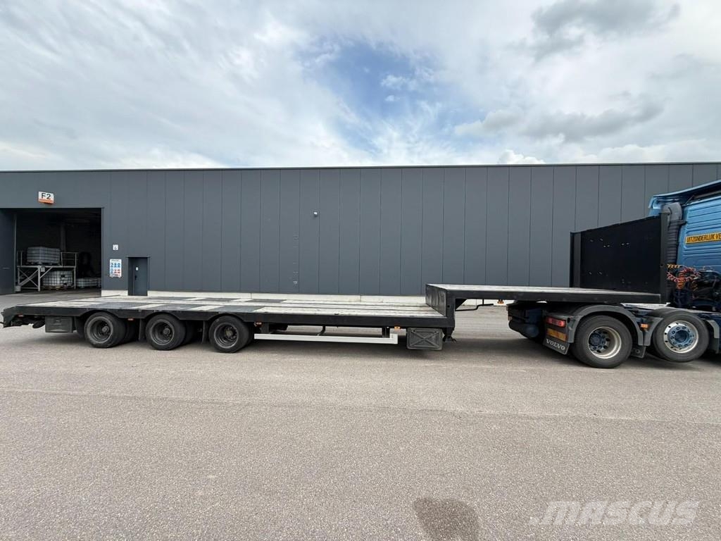 Renders NPSL32 3-AS DIEPLADER (VERNIEUWD) / LOWLOADER (REF Low loader-semi-trailers