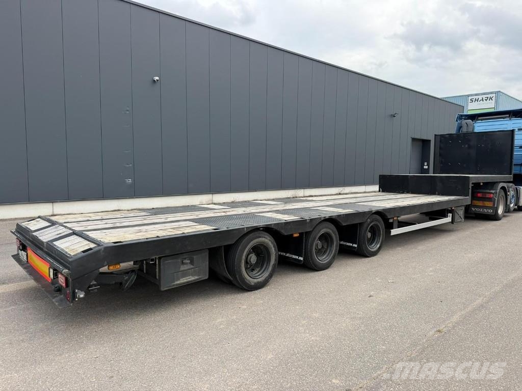Renders NPSL32 3-AS DIEPLADER (VERNIEUWD) / LOWLOADER (REF Low loader-semi-trailers