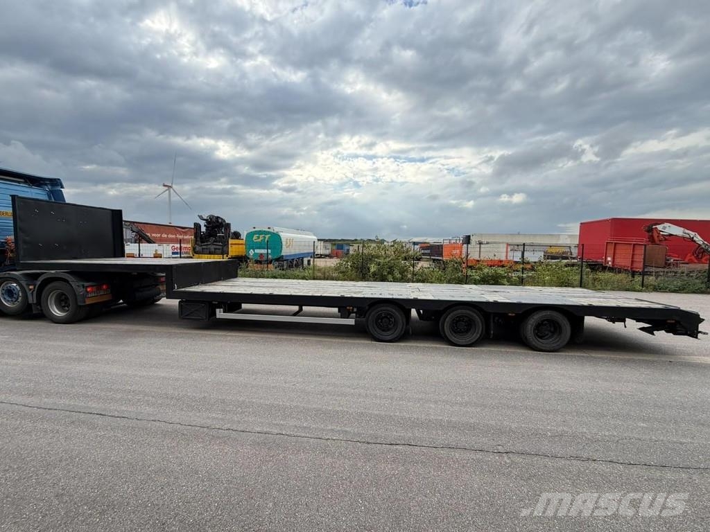 Renders NPSL32 3-AS DIEPLADER (VERNIEUWD) / LOWLOADER (REF Low loader-semi-trailers